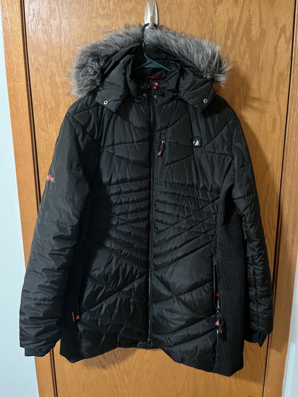 ActionHeat 5V Women's Heated Long Puffer Jacket W/ Hood